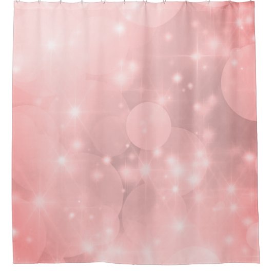Elegant Blush Pink Sparkly design Douchegordijn (Voorkant)