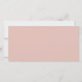 Elegant Blush Pink Spring Leaves Cadeaubon (Achterkant)