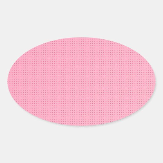 Elegant Blush Pink Trendy Custom Blank Sjabloon Ovale Sticker (Voorkant)