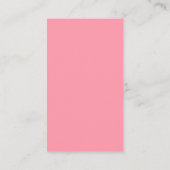 Elegant Blush Pink Visitekaartje – Modern design (Achterkant)