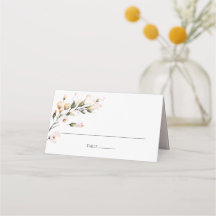 Elegant Blush Pink Waterverf Floral