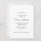 Elegant Blush Pink Waterverf Vrijgezellenfeest Kaart (Voorkant)