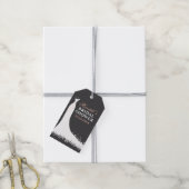 Elegant Blush Pink Wedding Gown Vrijgezellenfeest Cadeaulabel (Met Touw)