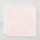 Elegant Blush Pink Wedding Rehearsal & Dinner Kaart (Achterkant)