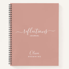 Elegant Blush Reflections Journal-Notitieboek Notitieboek