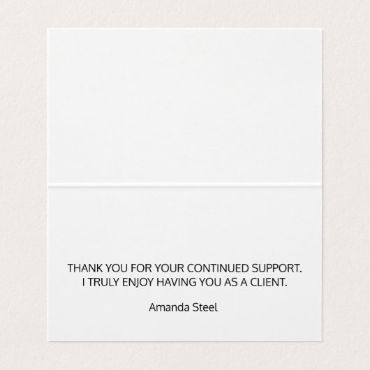 Elegant blush roos dierlijk afdruk glitterijmonogr visitekaartje (Binnenkant ongevouwen)