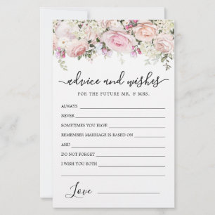 Elegant Blush Roos Greenery Advice and Wishes Kaar