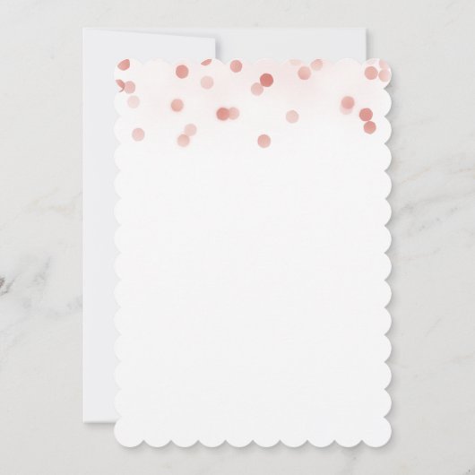 Elegant Blush Roze 35ste bruiloft Jubileum Kaart (Achterkant)