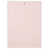 Elegant blush roze aangepaste monogram initiaal klembord (Achterkant)