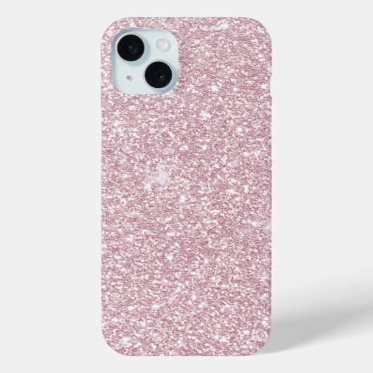 Elegant blush roze abstracte trendy girale glitter Case-Mate iPhone case (Achterkant)