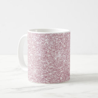 Elegant blush roze abstracte trendy girale glitter koffiemok