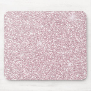 Elegant blush roze abstracte trendy girale glitter muismat