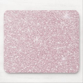 Elegant blush roze abstracte trendy girale glitter muismat