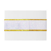 Elegant Blush Roze Bloemen Waterverf Bruiloft Uitnodigingen Wikkel (Achterkant Voorbeeld)