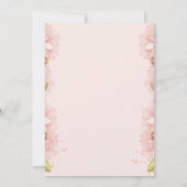 Elegant Blush Roze Cupcake Meisje Zoet Baby shower Kaart (Achterkant)