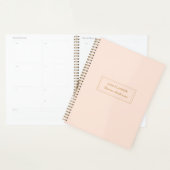 Elegant Blush roze en goud 2025 Planner (Display)