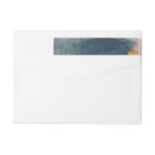 Elegant blush roze en grijze waterverf op maat (Achterkant)