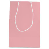 Elegant Blush Roze Gepersonaliseerde Bridesmaid Medium Cadeauzakje (Achterkant)