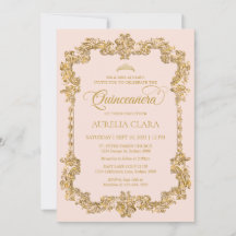  Elegant Blush Roze Goud Tiara Quinceanera