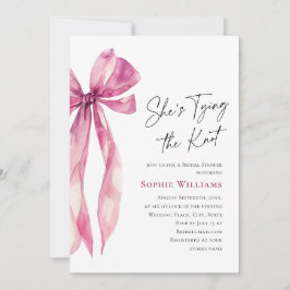 Elegant Blush Roze Hand getrokken boog Vrijgezelle Kaart