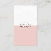 Elegant Blush Roze Minimalistische Moderne Boho Gi Visitekaartje (Voorkant)