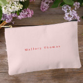 Elegant Blush Roze Modern Minimalist Etui