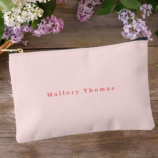 Elegant Blush Roze Modern Minimalist Etui