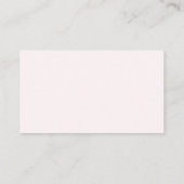 Elegant Blush Roze Pastel Bow Meisje Boeken voor B Informatiekaartje (Achterkant)