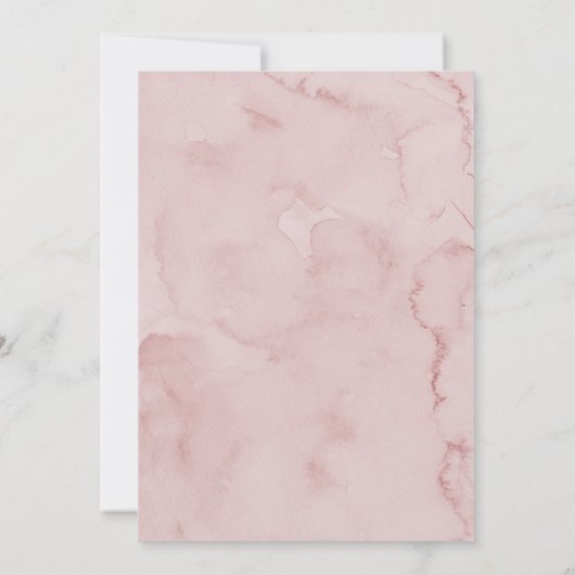 Elegant Blush Roze Petals & Prosecco Vrijgezellenf Kaart (Achterkant)