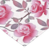 Elegant Blush Roze Roze Bloem Tafelkleed (Gekanteld)