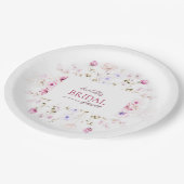 Elegant Blush Roze Vrijgezellenfeest Papier Bord (Gekanteld)