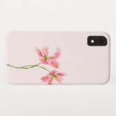 Elegant blush roze waterverf bloem Case-Mate iPhone case (Achterkant (horizontaal))