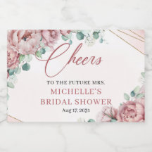 Elegant blush rozen eucalyptus Gold lijst