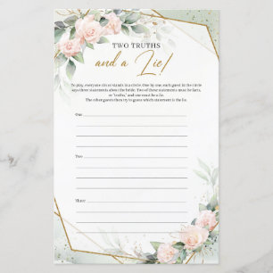 Elegant blush rozen goud twee waarheden en een lie
