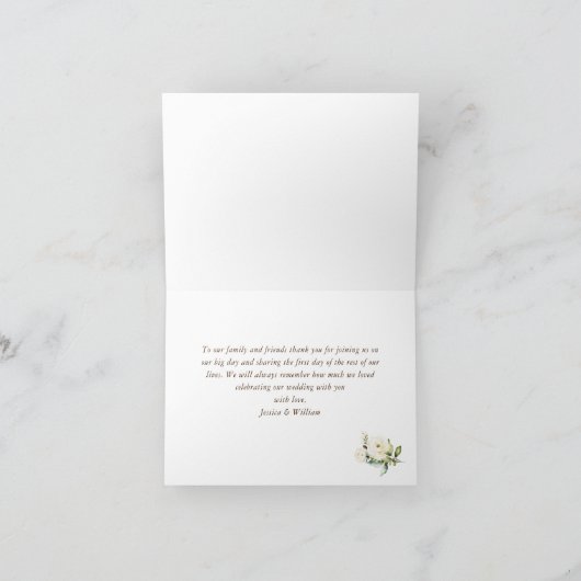 Elegant Blush Rozen Rustic Wood Lantern Bedankkaart (Binnen)