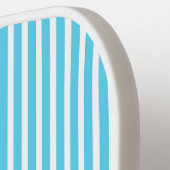 Elegant Blush Striped Monogram Pickleball Paddle (Links Detail)