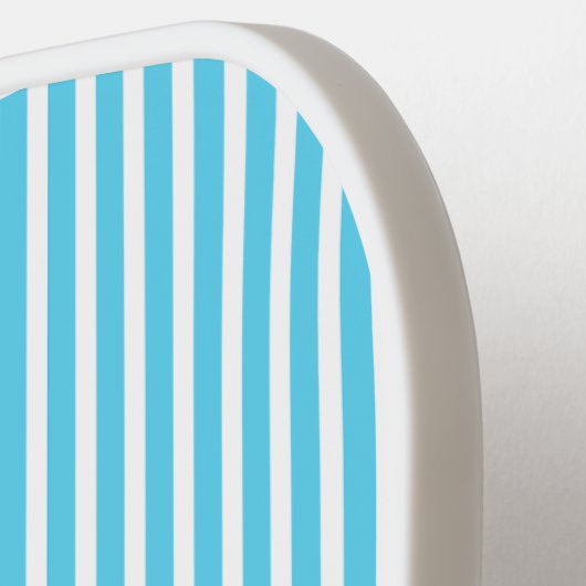 Elegant Blush Striped Monogram Pickleball Paddle (Links Detail)