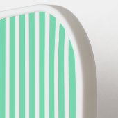 Elegant Blush Striped Monogram Pickleball Paddle (Links Detail)