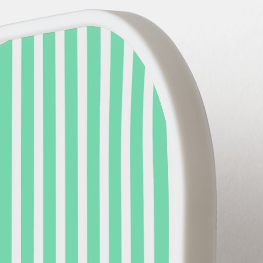 Elegant Blush Striped Monogram Pickleball Paddle (Links Detail)