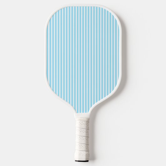 Elegant Blush Striped Monogram Pickleball Paddle (Achterkant)