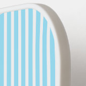 Elegant Blush Striped Monogram Pickleball Paddle (Links Detail)