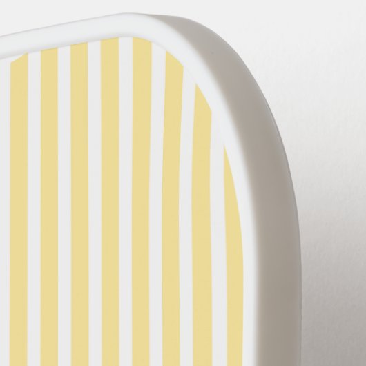 Elegant Blush Striped Monogram Pickleball Paddle (Links Detail)