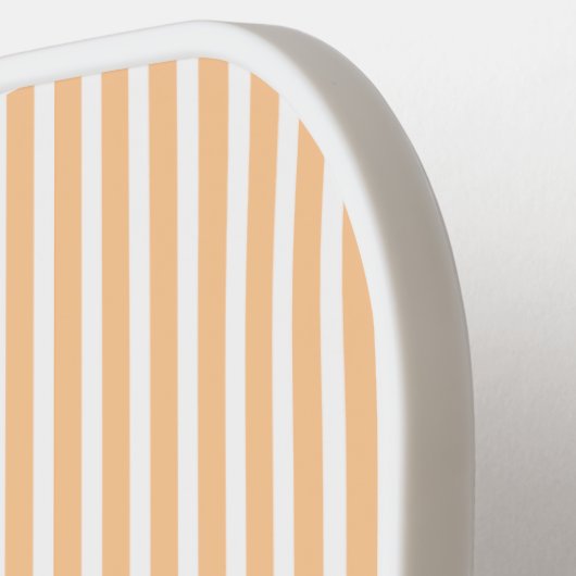 Elegant Blush Striped Monogram Pickleball Paddle (Links Detail)