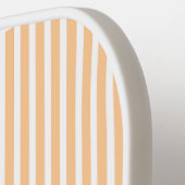 Elegant Blush Striped Monogram Pickleball Paddle (Links Detail)