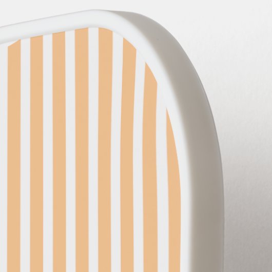 Elegant Blush Striped Monogram Pickleball Paddle (Links Detail)