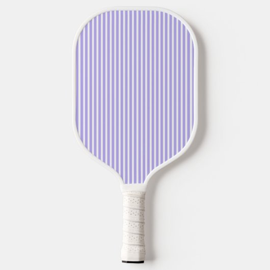 Elegant Blush Striped Monogram Pickleball Paddle (Achterkant)