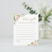 Elegant Blush Vrijgezellenfeest Date Night Ides Ka (Staand voorkant)