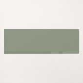 Elegant Blush Waterverf Floral Monogram Yogamat (Achterkant (horizontaal))