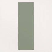 Elegant Blush Waterverf Floral Monogram Yogamat (Achterkant)