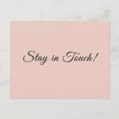 Elegant, Blush We hebben Verandering van adres ver Informatiekaartje (Achterkant)